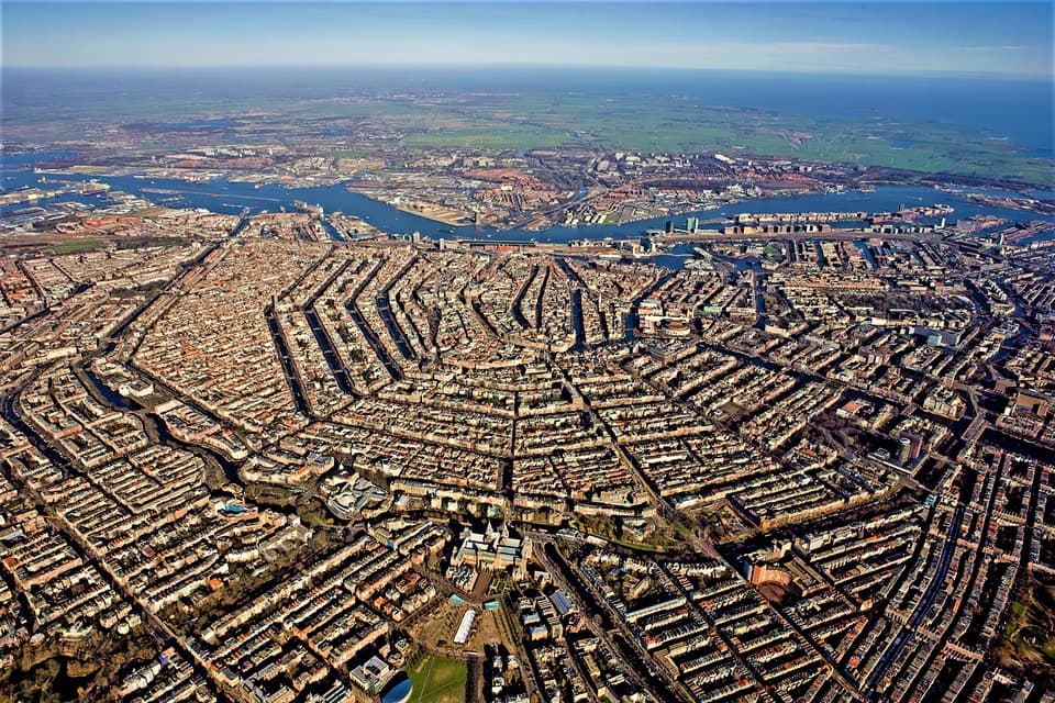 The canals of Amsterdam