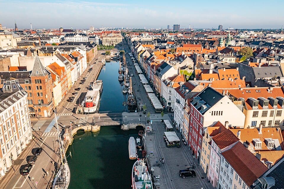 Nyhavn waterfront in Copenhagen