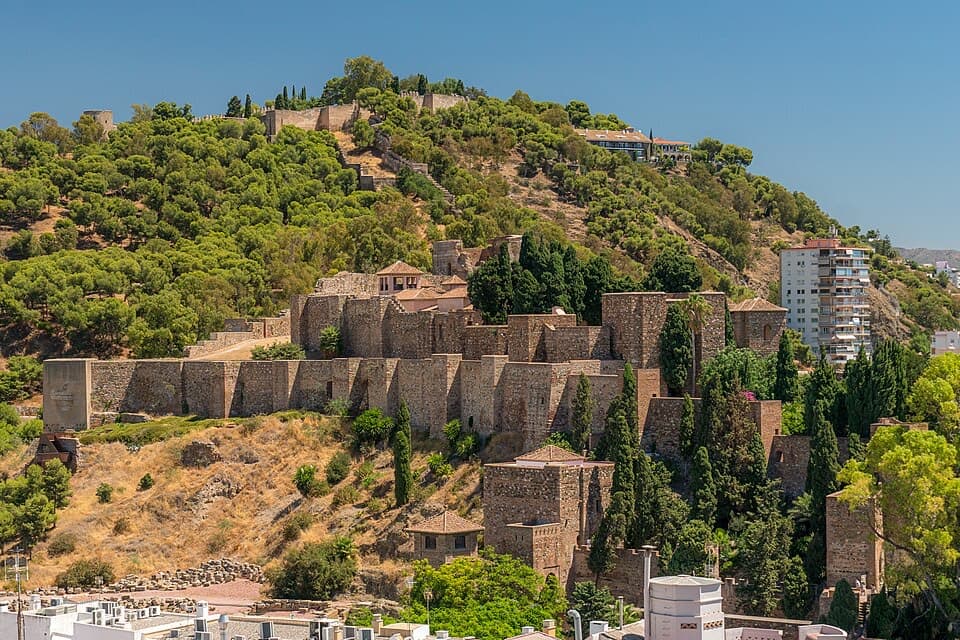 Alcazaba fortress in Málaga