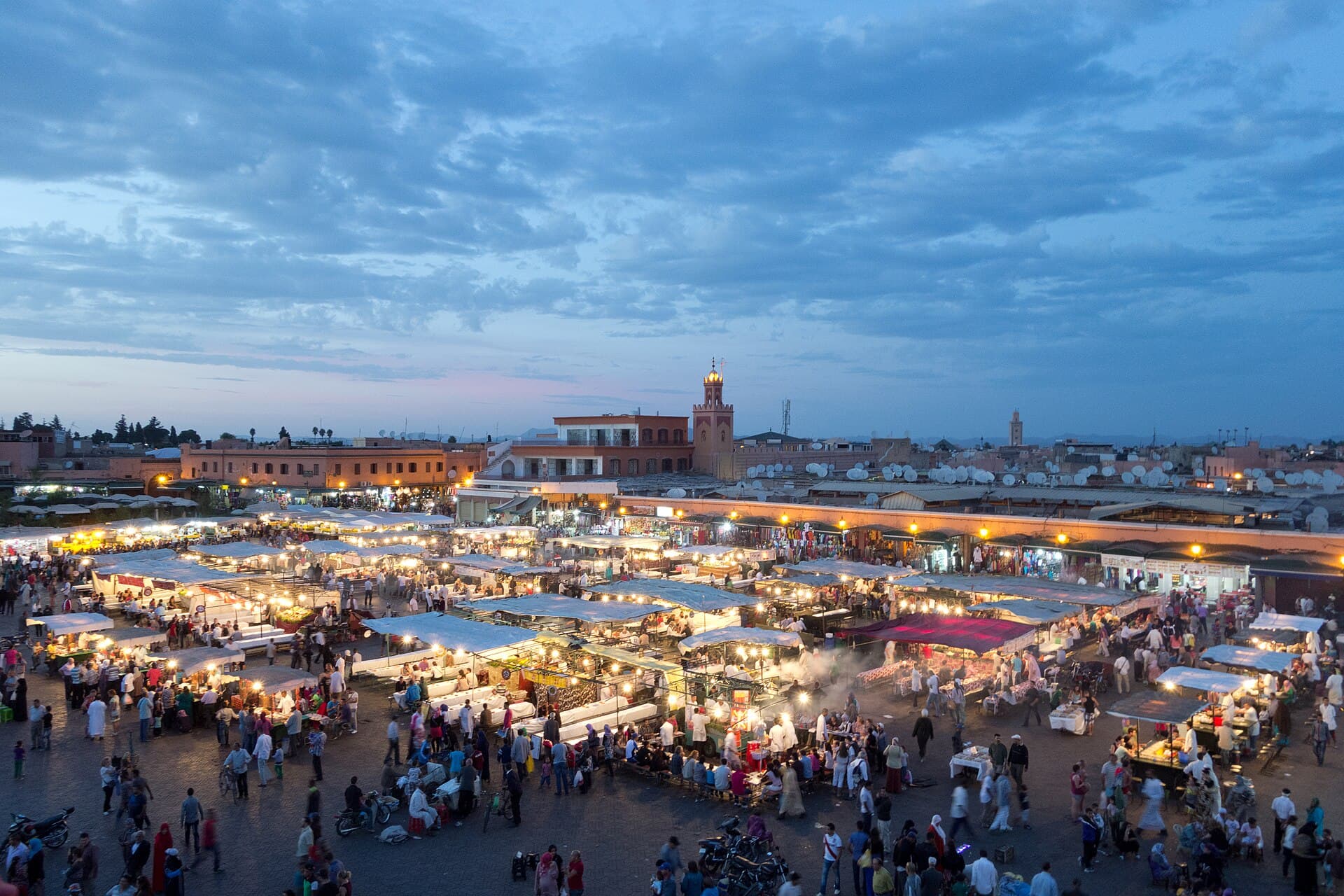 Jemaa el-Fnaa square in Marrakech