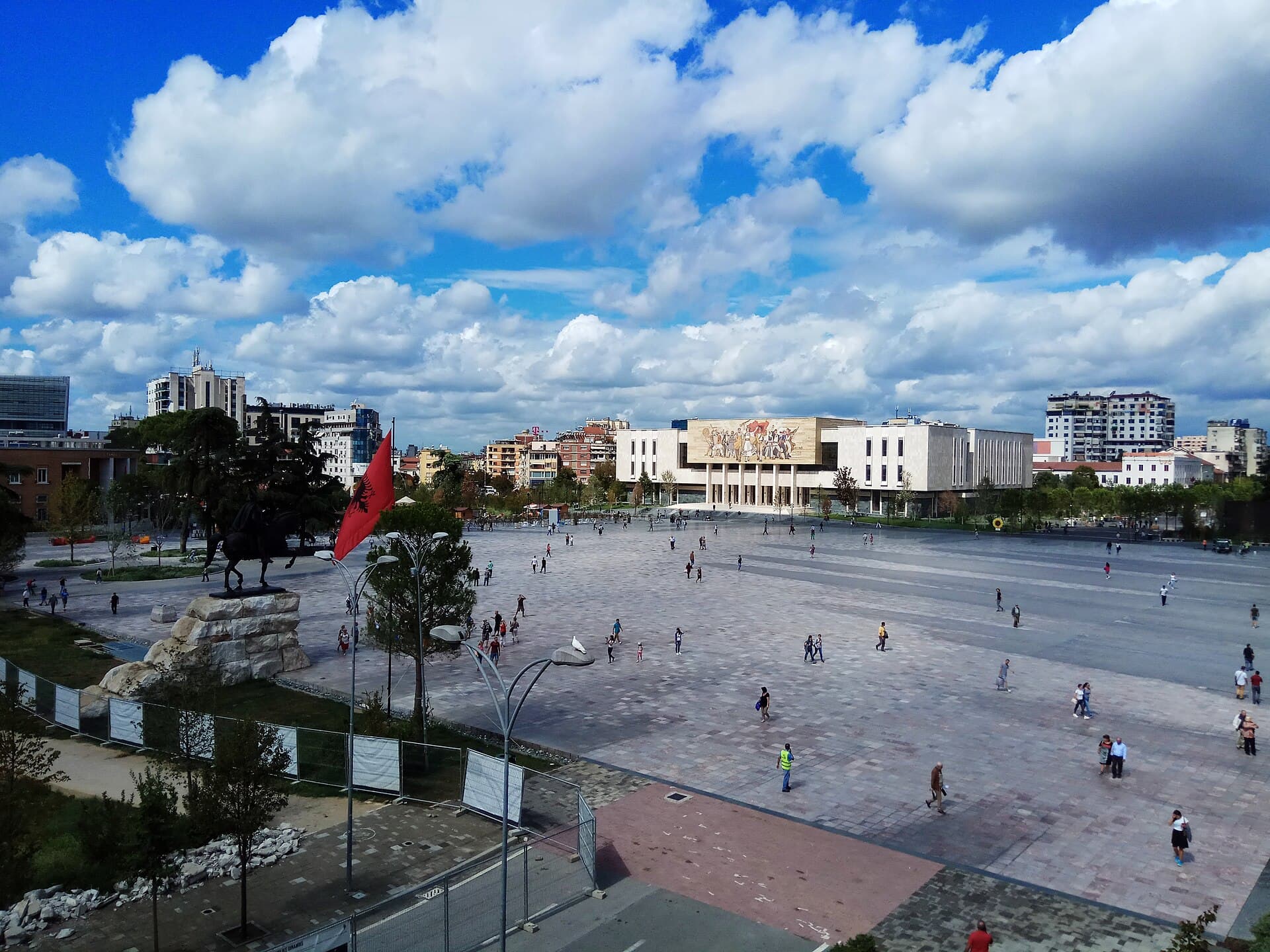 Skanderbeg Square in Tirana