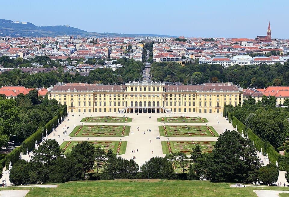 Schönbrunn Palace in Vienna